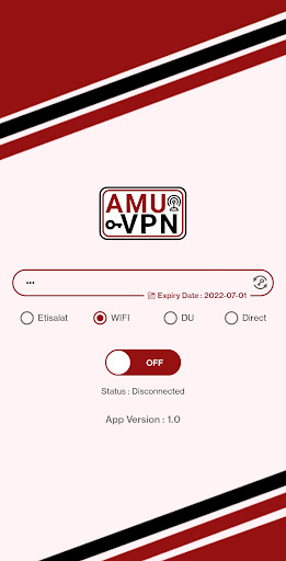 Amu VPN Zrzut ekranu 1