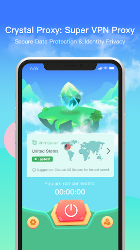 Crystal Proxy: Super VPN Proxy 스크린샷 0