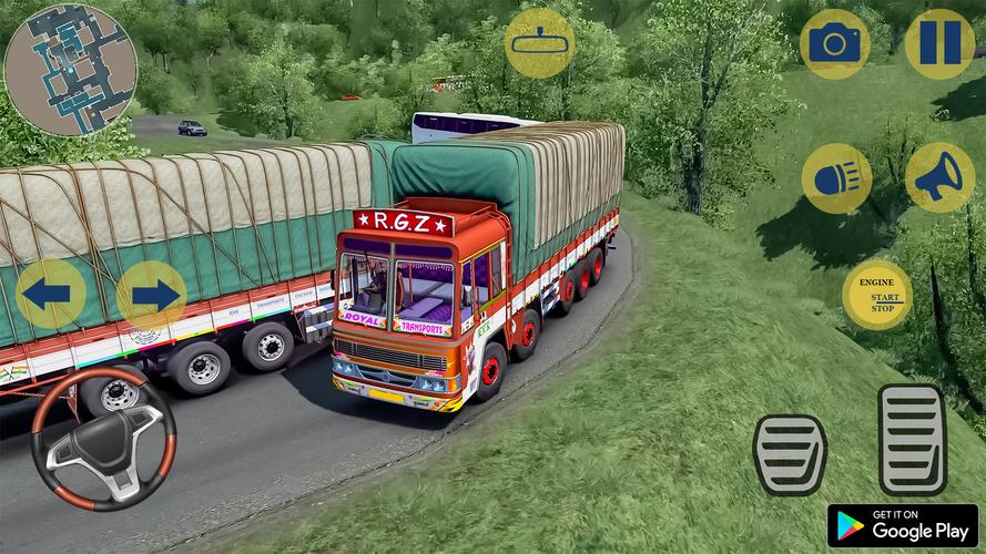 Indian Truck Cargo Truck Games Ekran Görüntüsü 2