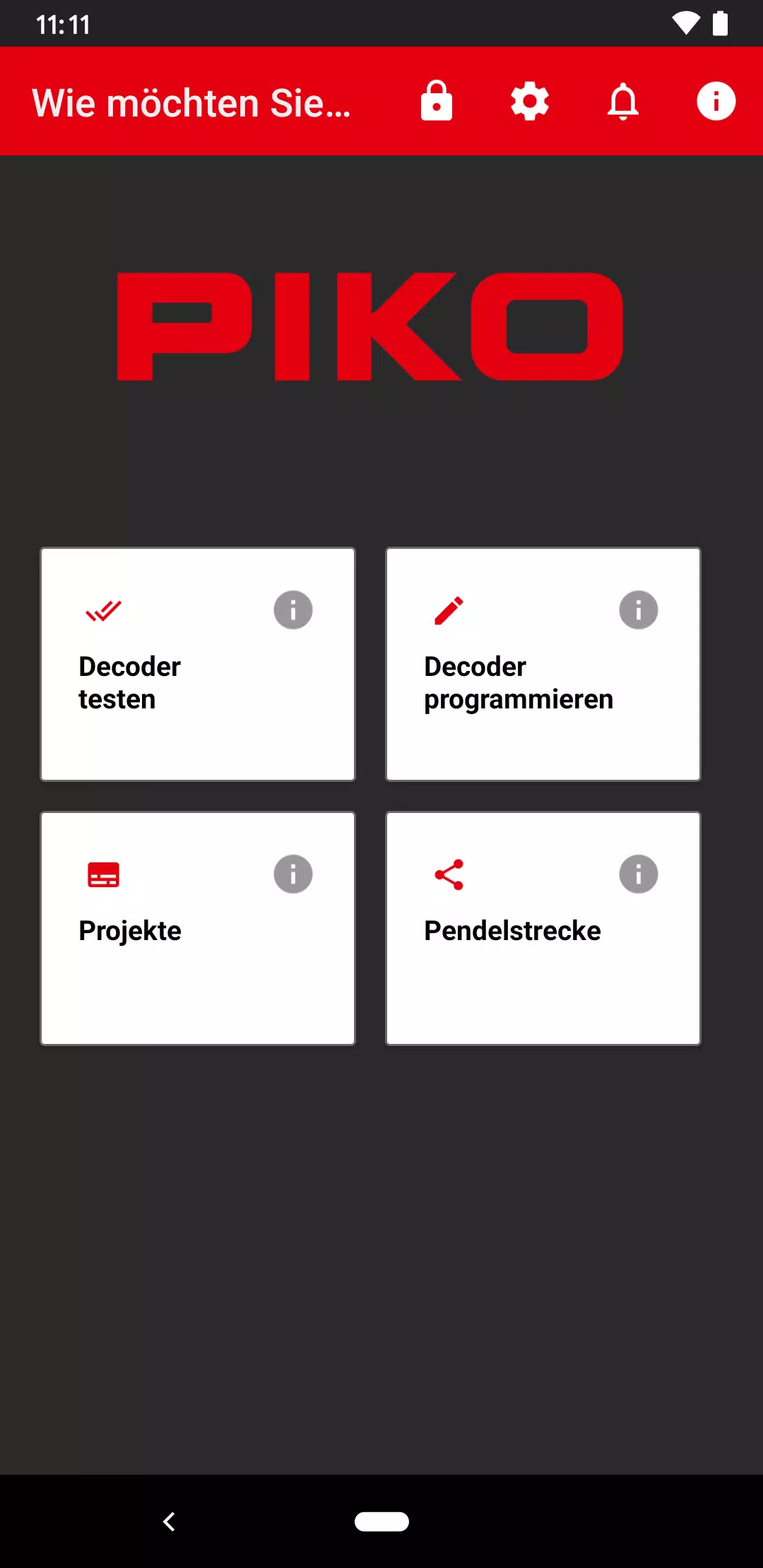 PIKO SmartProgrammer App Schermafbeelding 0