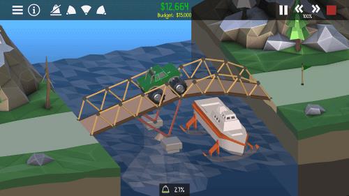 Poly Bridge 2 ဖန်သားပြင်ဓာတ်ပုံ 1