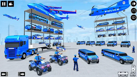 Police Multi Level Formula Car Parking Games Zrzut ekranu 0