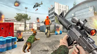 Army Commando fps shooting sim Captura de pantalla 0