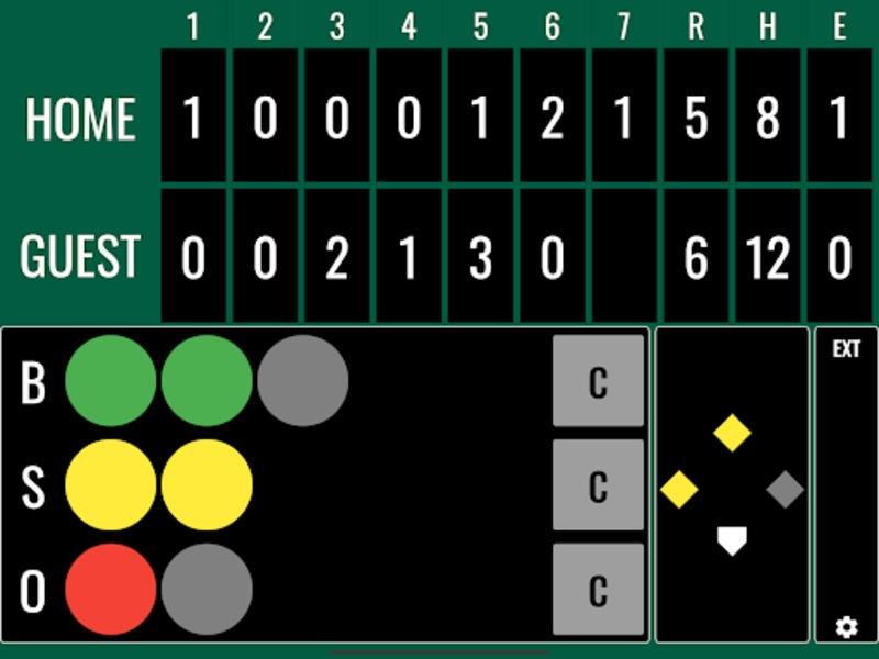 Schermata Softball Score 1