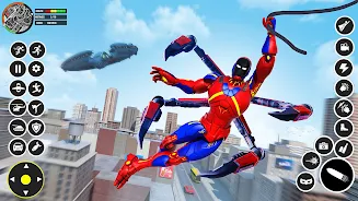 Spider Rescue- Rope Hero games Ảnh chụp màn hình 1