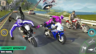 Crazy Moto: Bike Shooting Game Ekran Görüntüsü 3