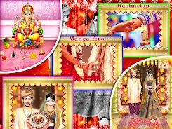 Indian Wedding Princess Salon Schermafbeelding 1