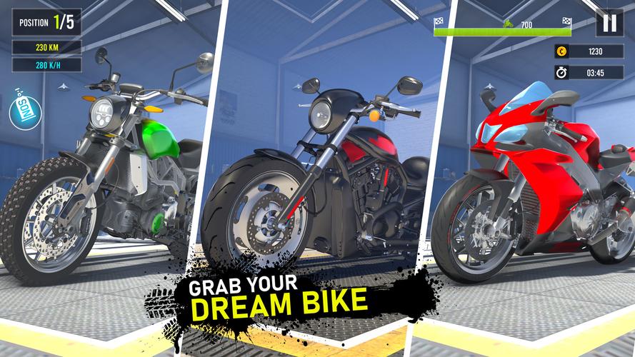 Moto Traffic Bike Race Game 3d Скриншот 1