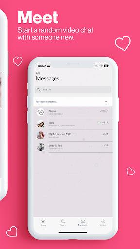 Flirtbees - Video Chat App Tangkapan skrin 3