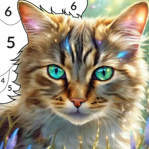 Cat Paint by Number