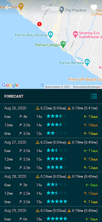 Spotadvisor Surf Forecast Schermafbeelding 2