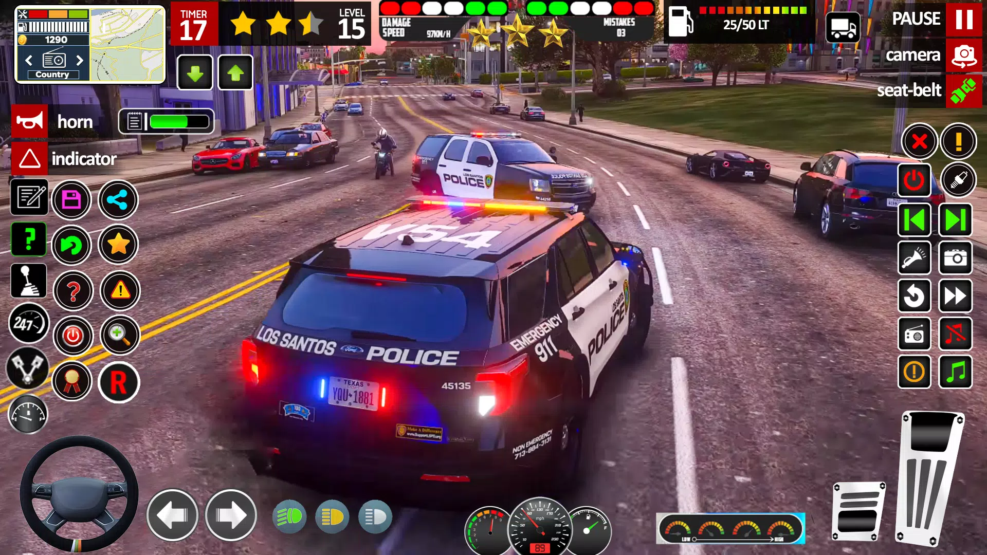 Car Chase Game Cop Simulator 스크린샷 1