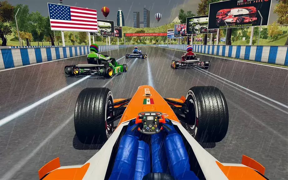 Go Kart Racing Games 3D Stunt Ảnh chụp màn hình 1