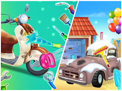 Truck wash games for boys Скриншот 1