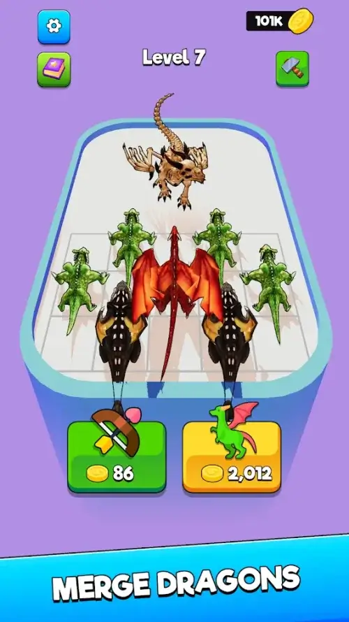 Merge Battle 3D: Dragon Fight ภาพหน้าจอ 0