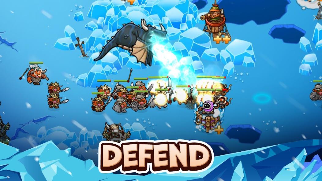 Crazy Defense Heroes - TD Game Mod Ekran Görüntüsü 0