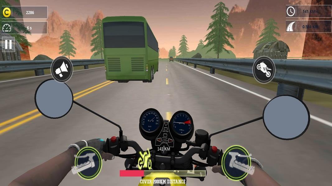 Highway Bike Racing Ekran Görüntüsü 2