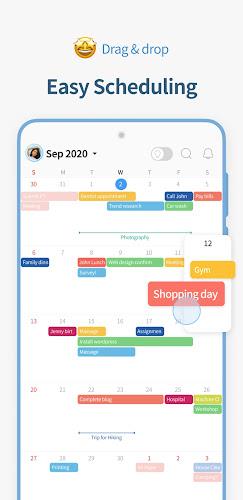 TimeBlocks -Calendar/Todo/Note ဖန်သားပြင်ဓာတ်ပုံ 2