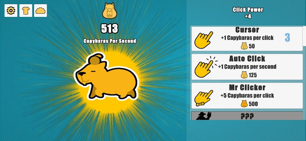 Capybara Clicker Скриншот 0