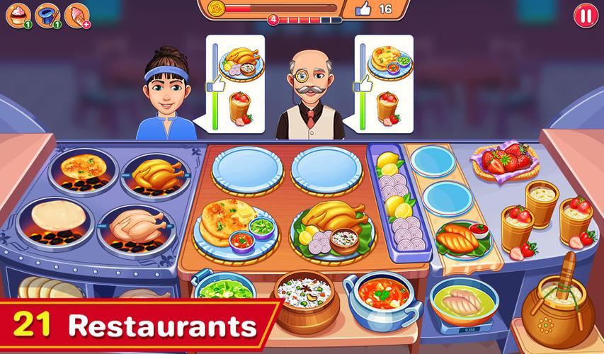 Indian Cooking Madness Games Schermafbeelding 0