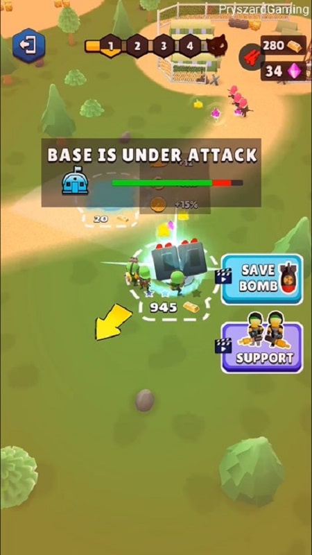 Schermata Base Defence 2