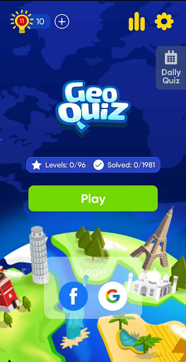 Geo Quiz: World Geography, Maps & Flags Trivia スクリーンショット 0