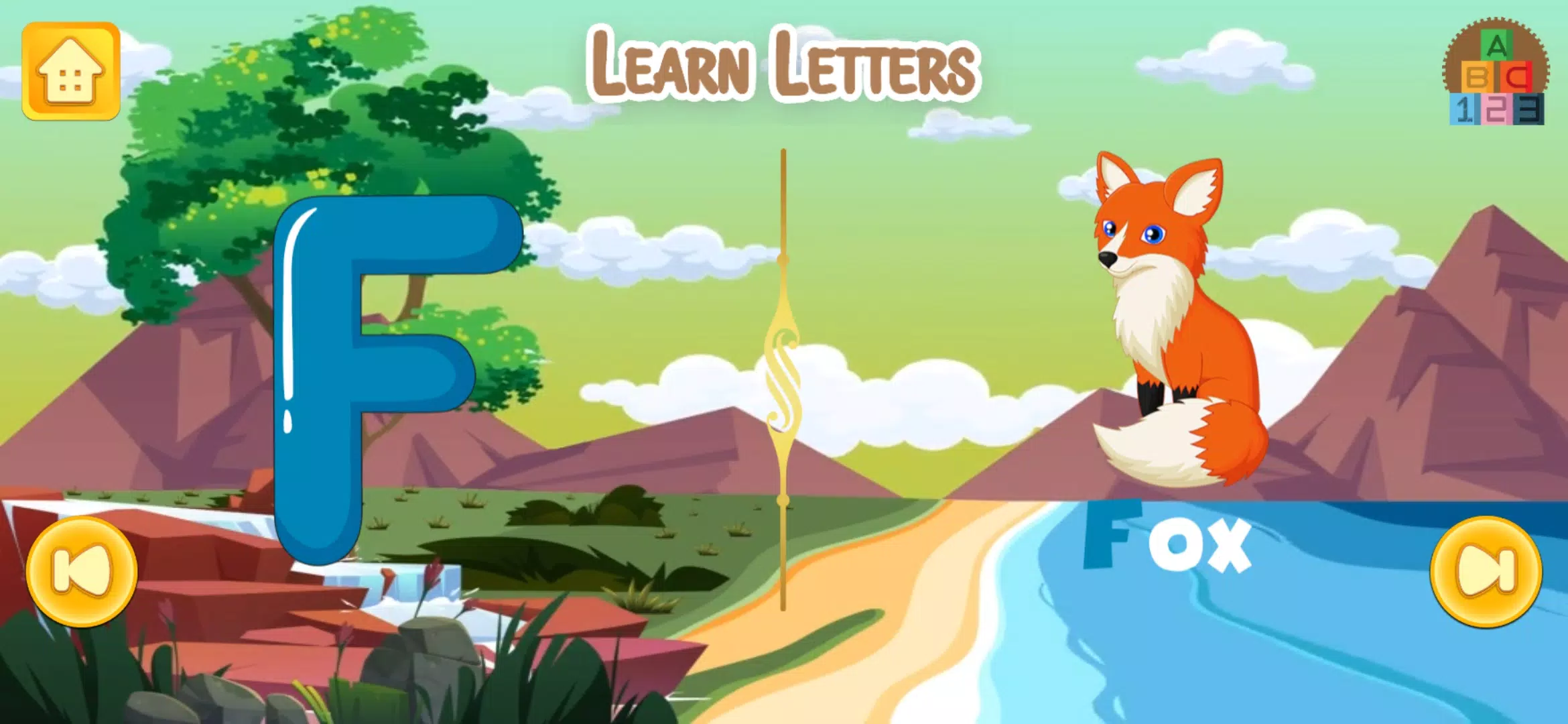 Learn numbers and letters Captura de pantalla 1