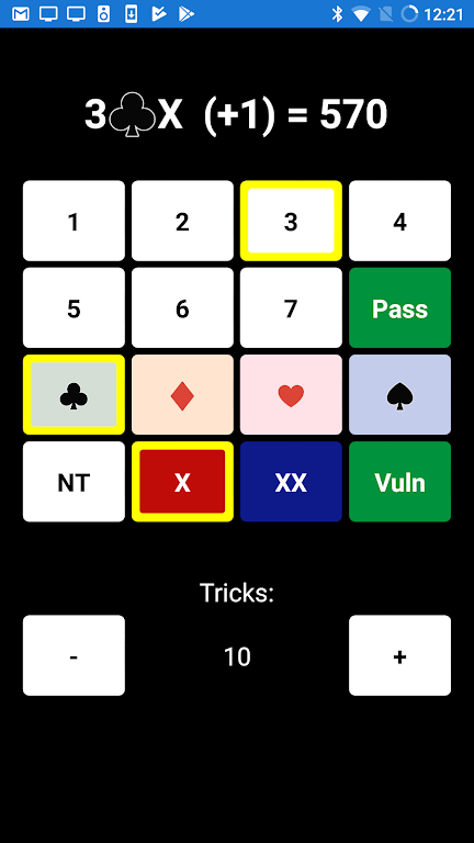 Schermata Bridge Scoring Helper 0