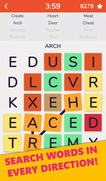 Word Find : Hidden Words Tangkapan skrin 1