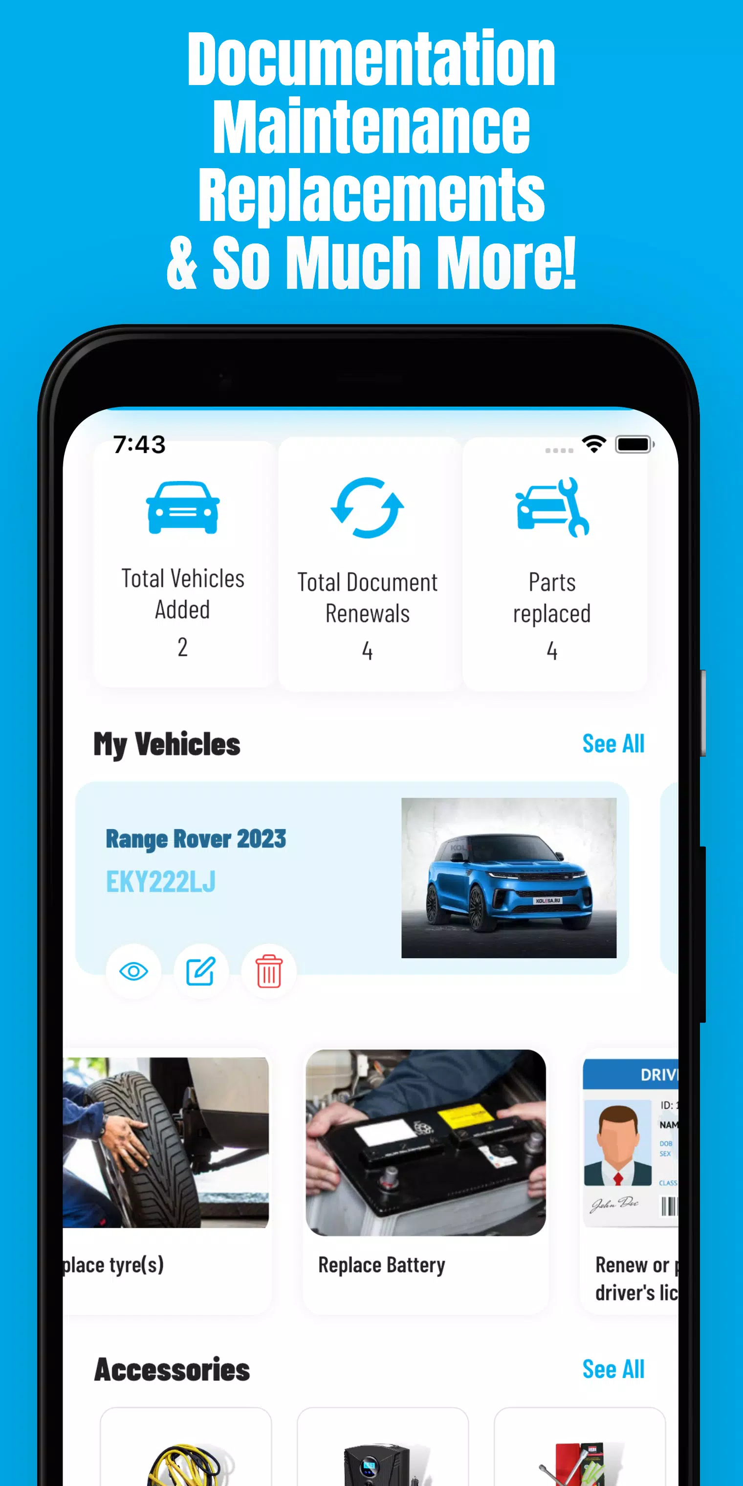 Vehycles App Ảnh chụp màn hình 2