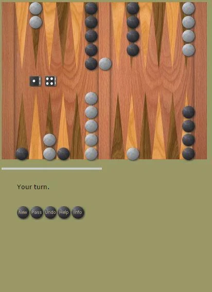 Backgammon Solitaire Classic Tangkapan skrin 2