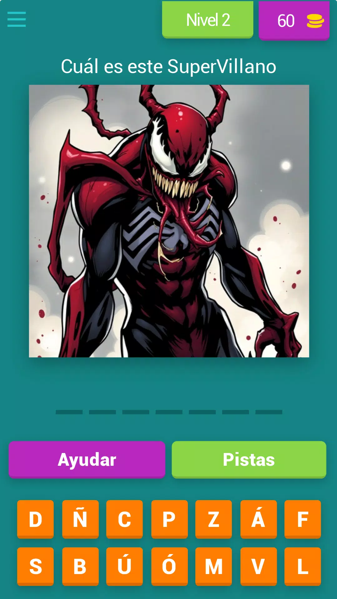Schermata Super Guess: Edición Villanos 2