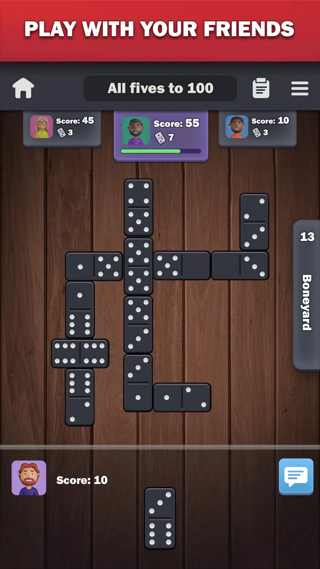 Dominoes online - play Domino! Captura de pantalla 1