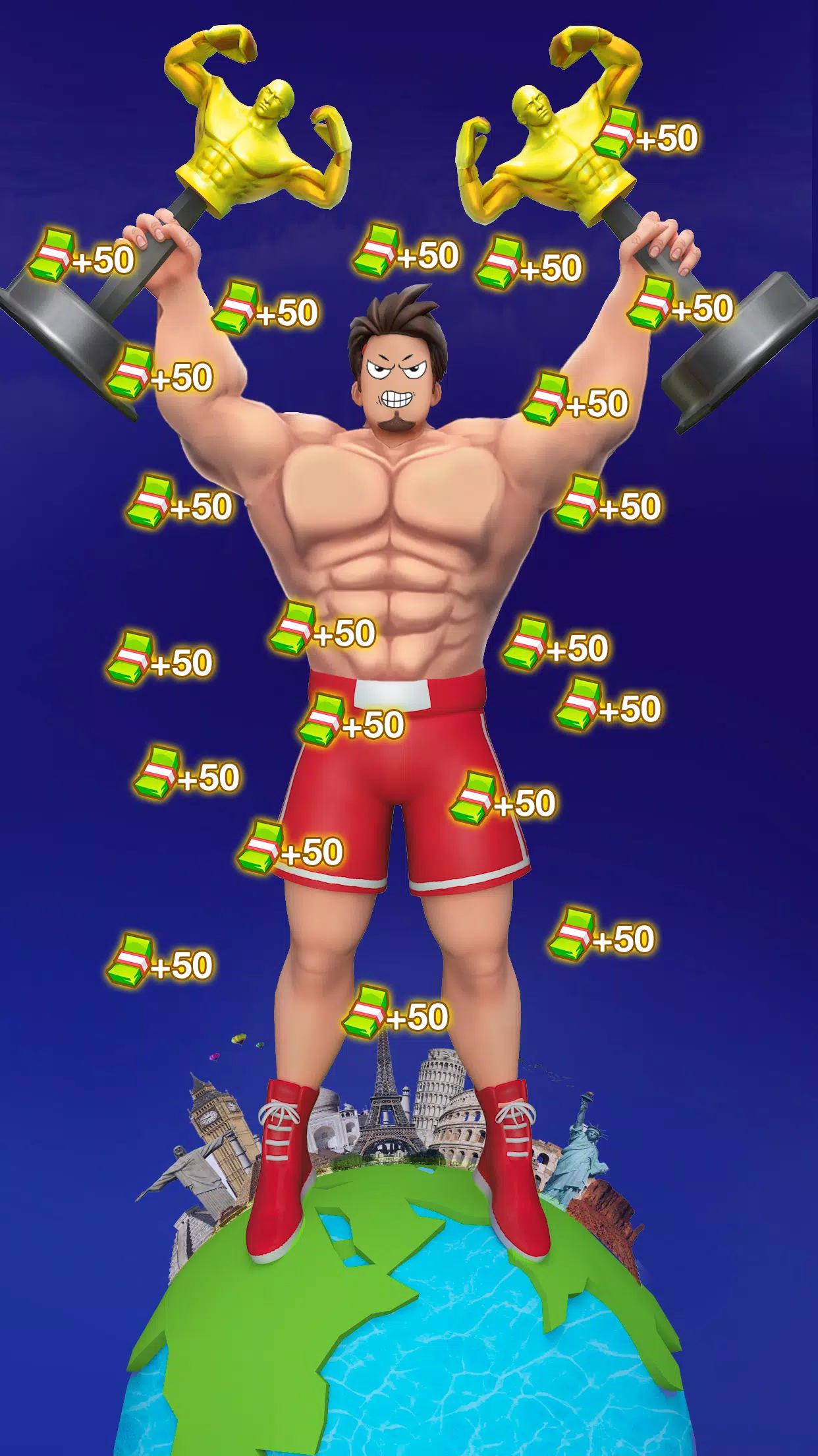 Gym Clicker Hero: Idle Muscles স্ক্রিনশট 1