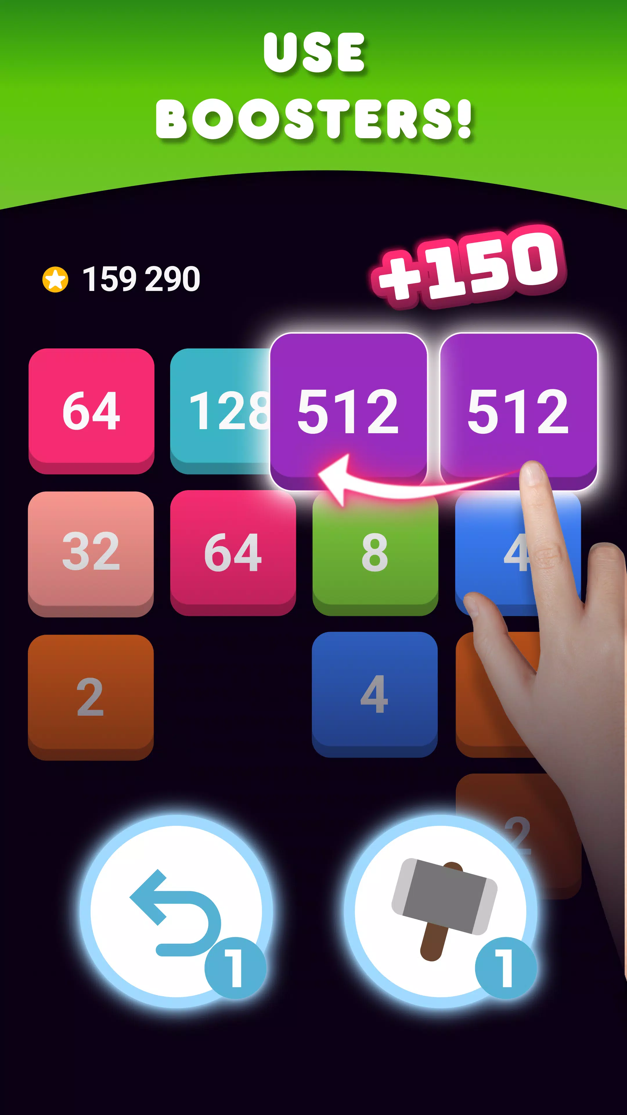 2048: Puzzle Game! Merge Block スクリーンショット 3