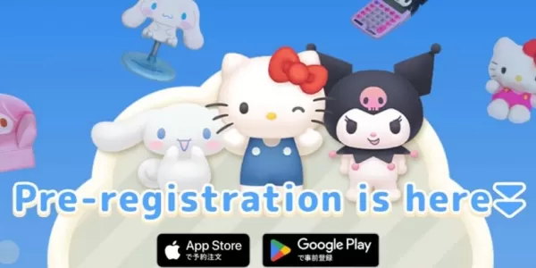 Hello Kitty Match-3: Pré-registro para Colecionáveis Sanrio