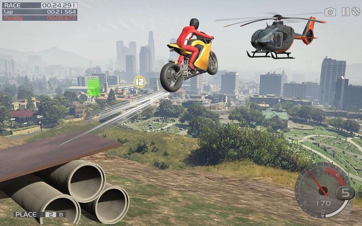 Crazy Stunt Rider GT Bike Game Ảnh chụp màn hình 0