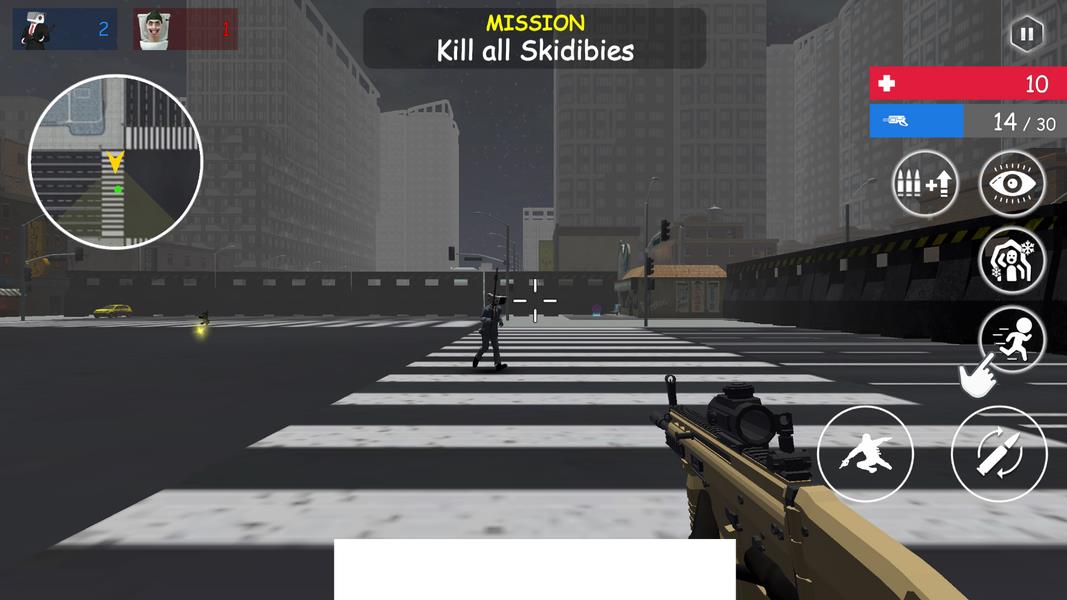 Shoot Skibd Toilet Survival.io スクリーンショット 1