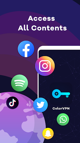 Color VPN - Secure Fast VPN Zrzut ekranu 0