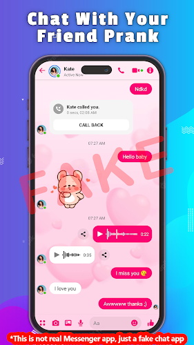 Fake Chat - Prank Message Ảnh chụp màn hình 1