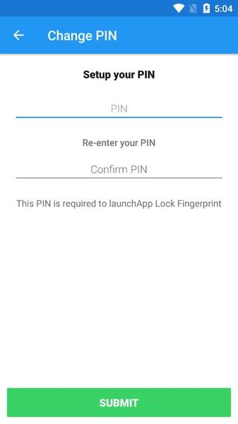 Schermata Fingerprint App Lock 1