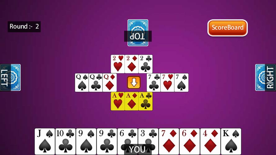 Hazari Card Game : 1000 Points Screenshot 1