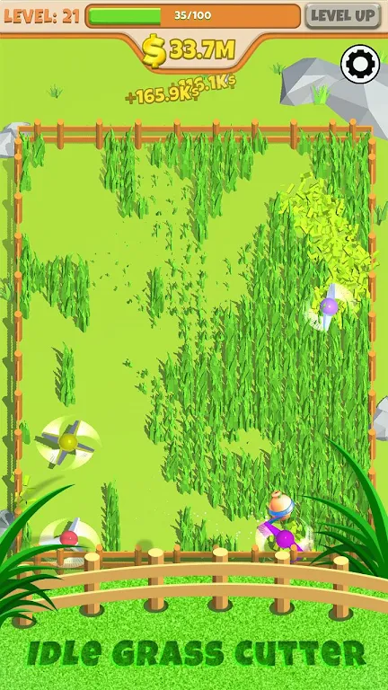 Idle Grass Cutter Mod Ảnh chụp màn hình 0