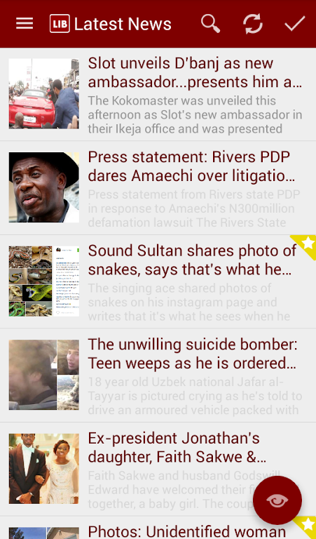Linda Ikeji Blog Tangkapan skrin 1