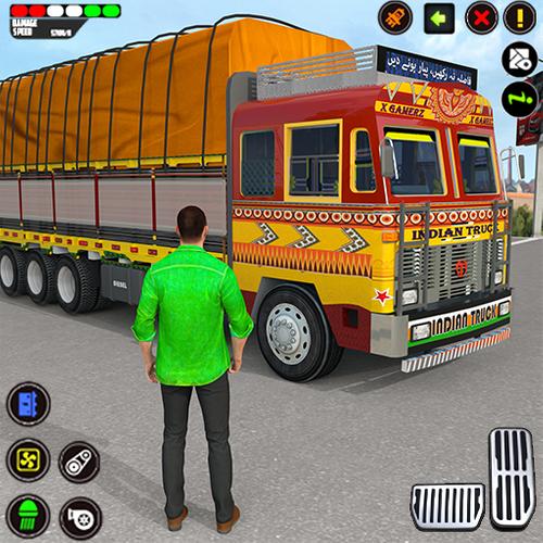 Indian Truck Drive Truck Games Schermafbeelding 0