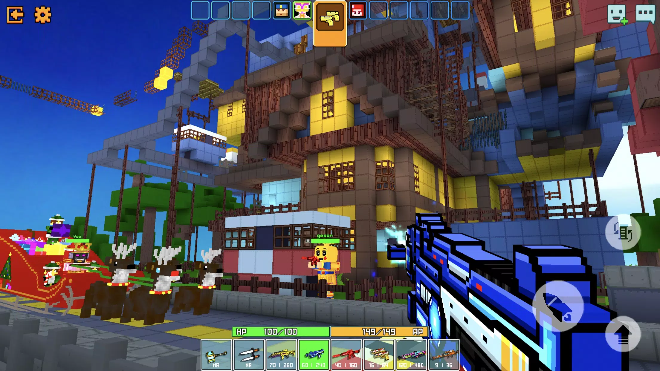 Cops N Robbers:Pixel Craft Gun Screenshot 1