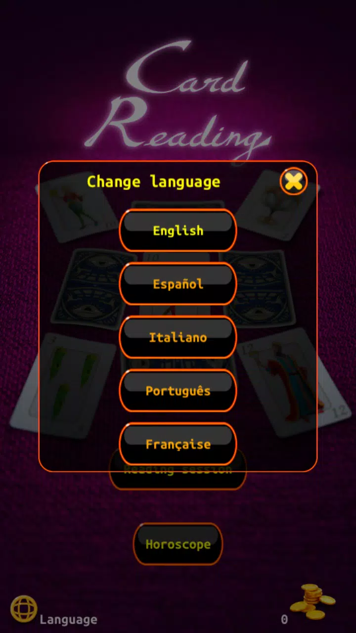 Card Reading Screenshot 1