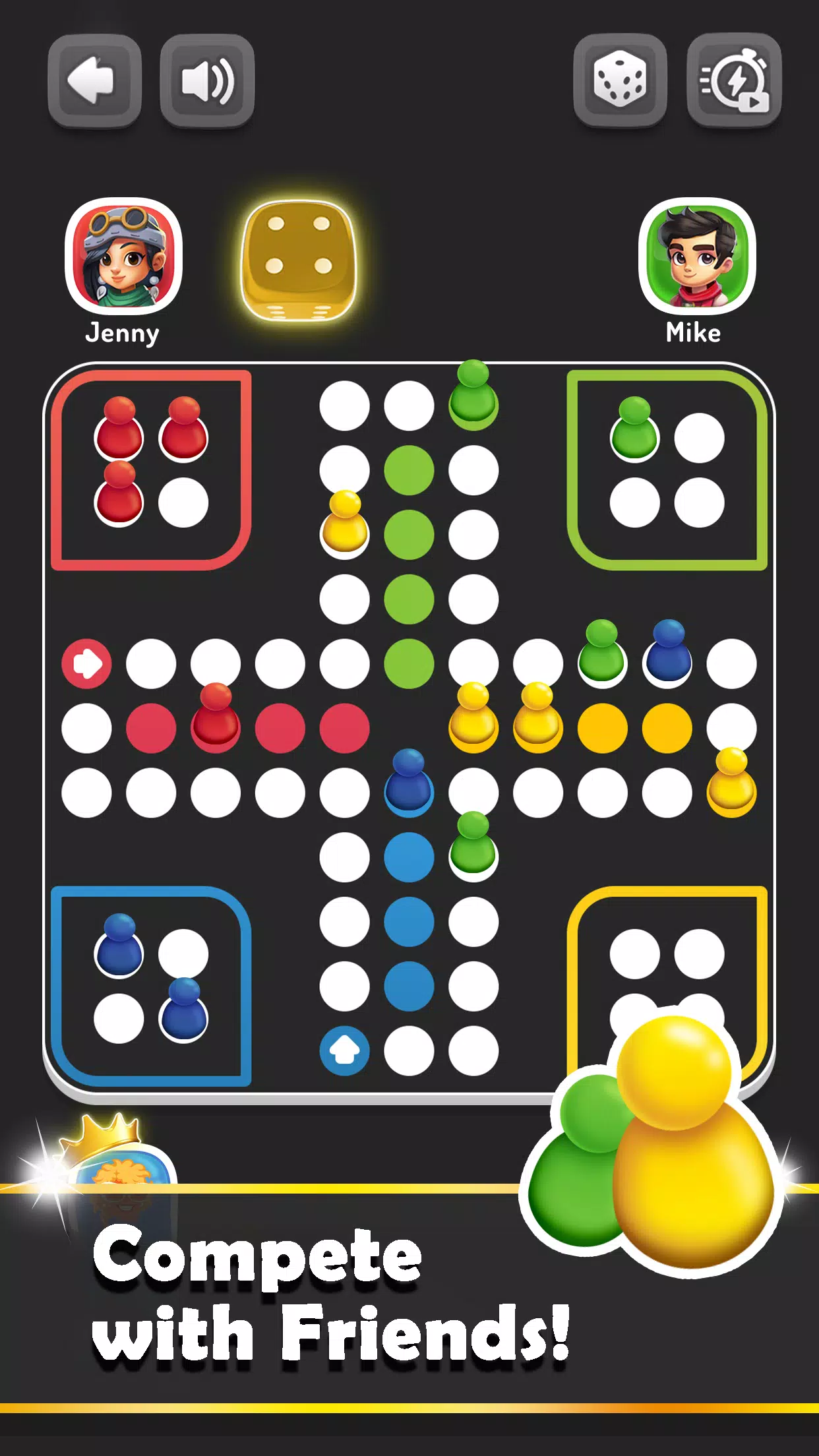 Ludo Trouble Скриншот 0