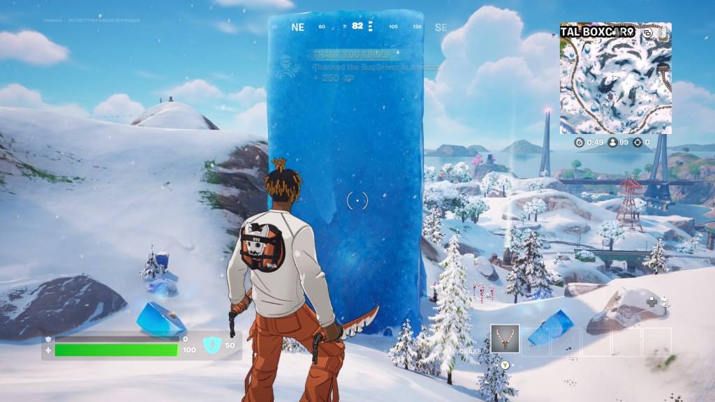 Frozen Mariah Carey w Fortnite