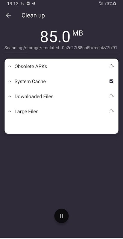 Schermata File Manager – Junk Cleaner 2